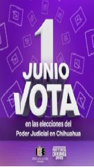 IEE, !TU VOTO ES JUSTICIA!. Conoce a los candidatos al poder judicial.