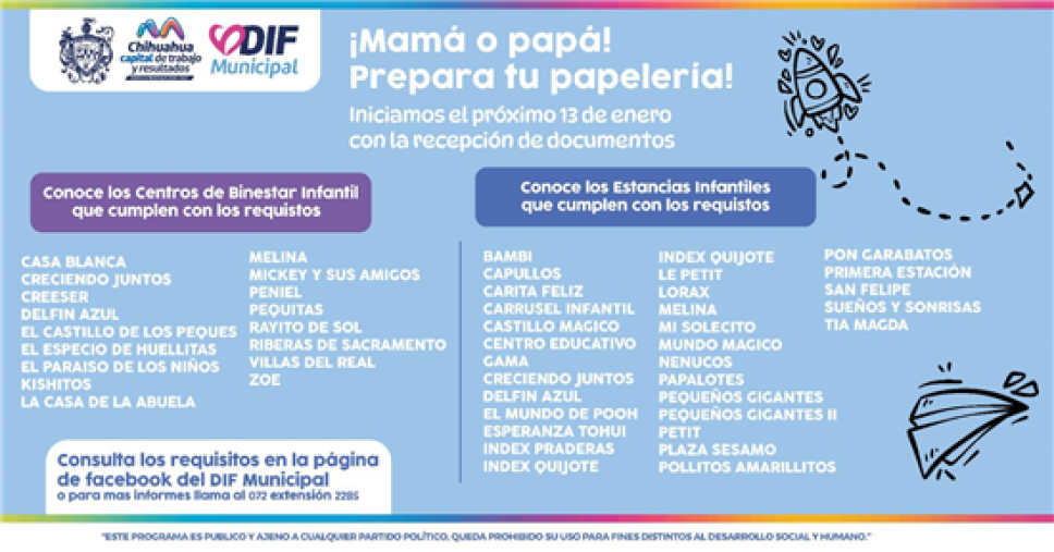 DIF Municipal anuncia becas para estancias infantiles. | La Voz de ...